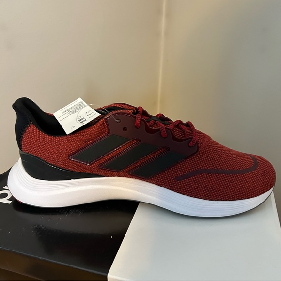 Adidas Men's Maroon Red Black Sneakers EnergyFalcon Running Shoes New 10.5 - Picture 9 of 14